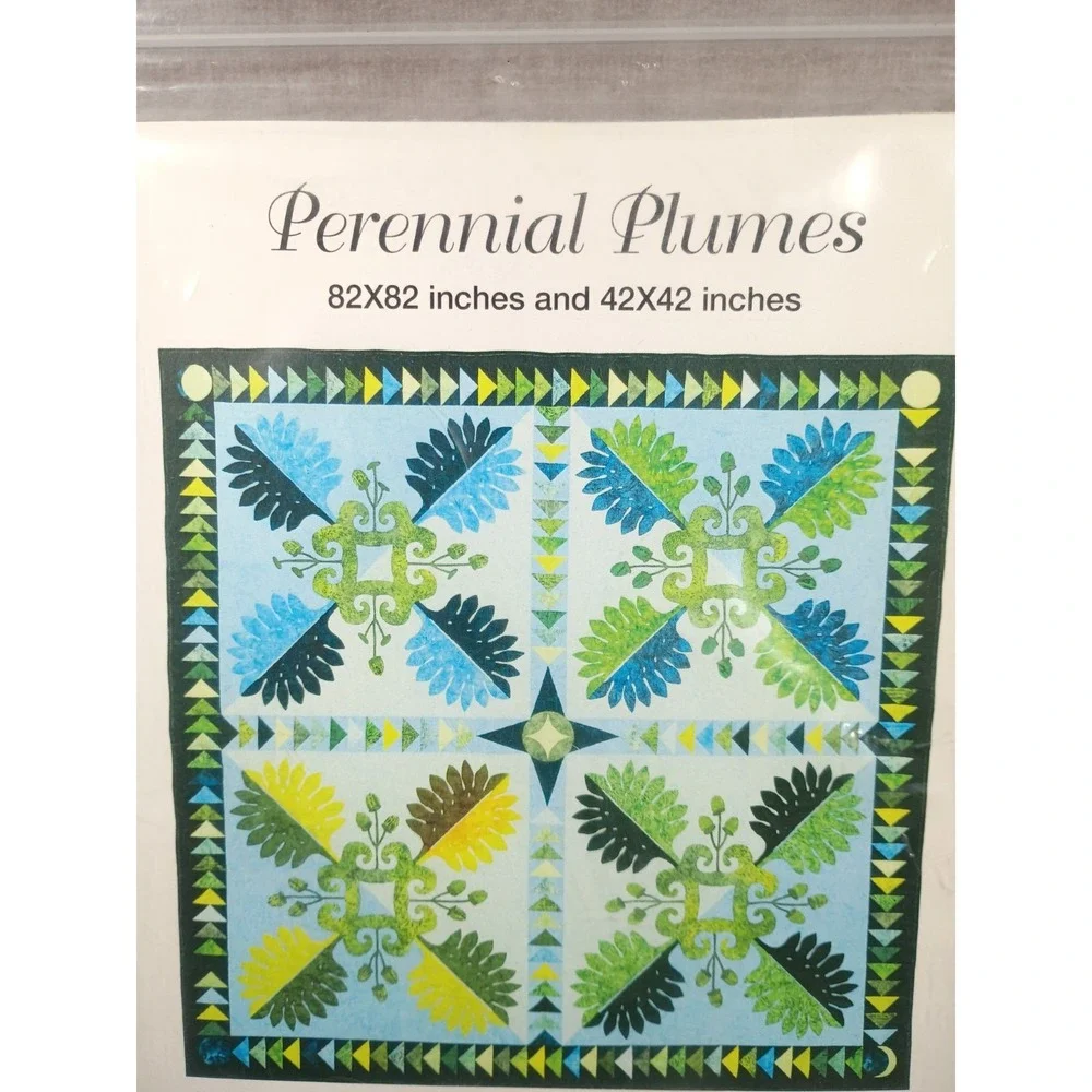 Perennial Plumes Quilt Pattern by Anything‎ But Boring ABB1103 42